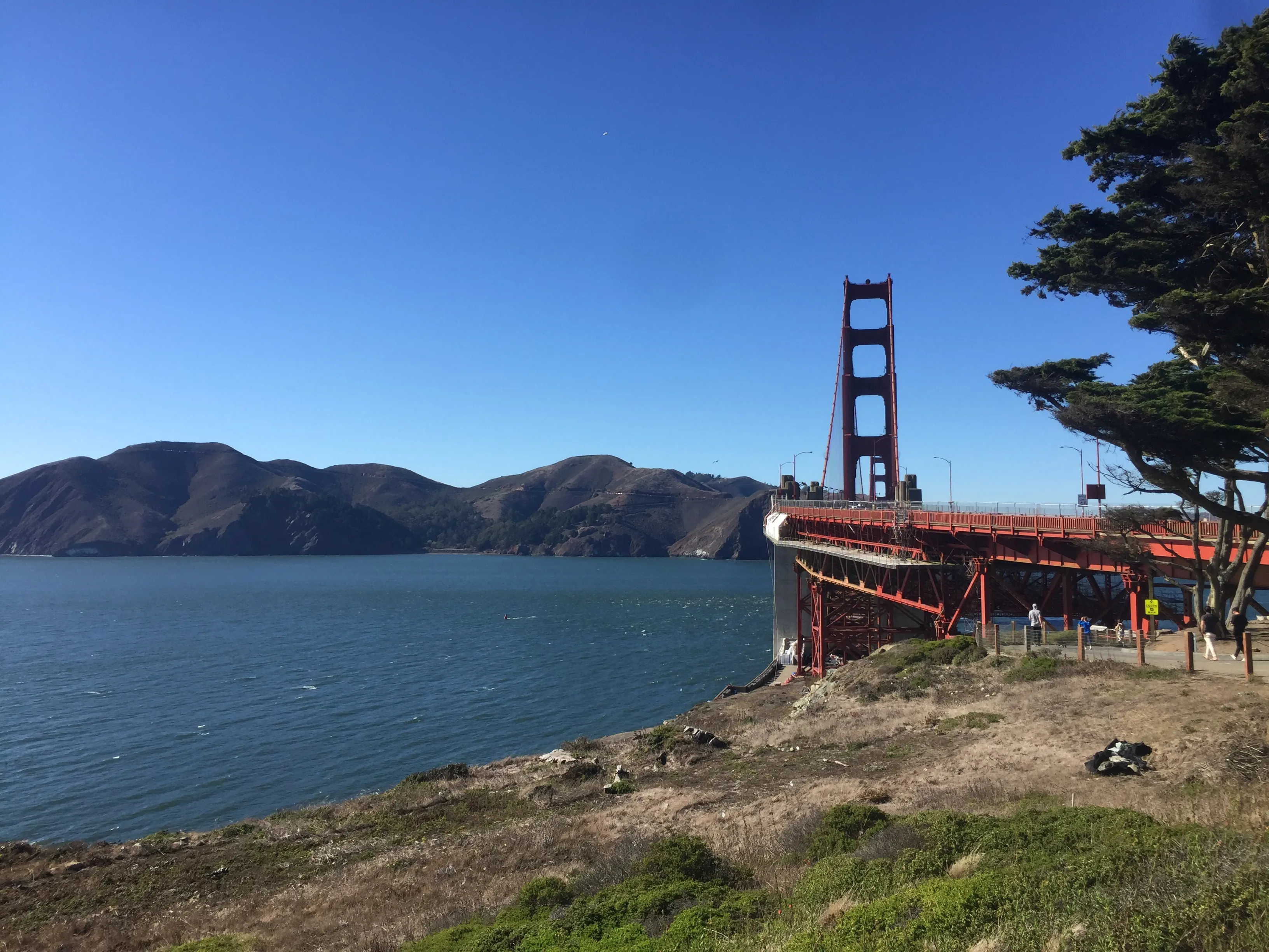 A picture of the Golden Gate Bridge that I took! Pretty nice, eh?